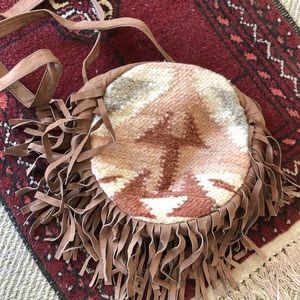 Handmade in Guatemala, leather bag